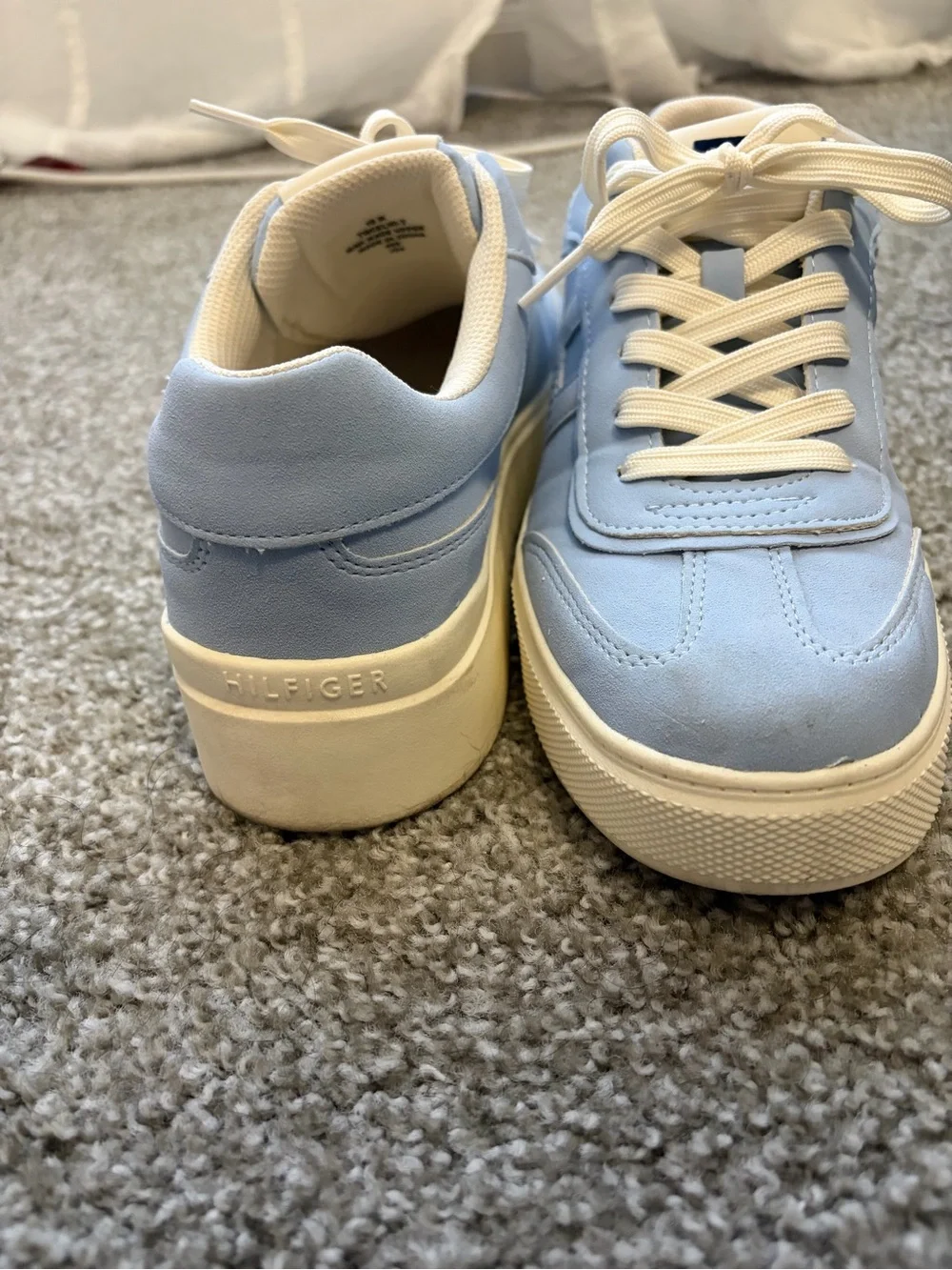 Tommy Hilfiger Women’s Light Blue Platform Sneakers
